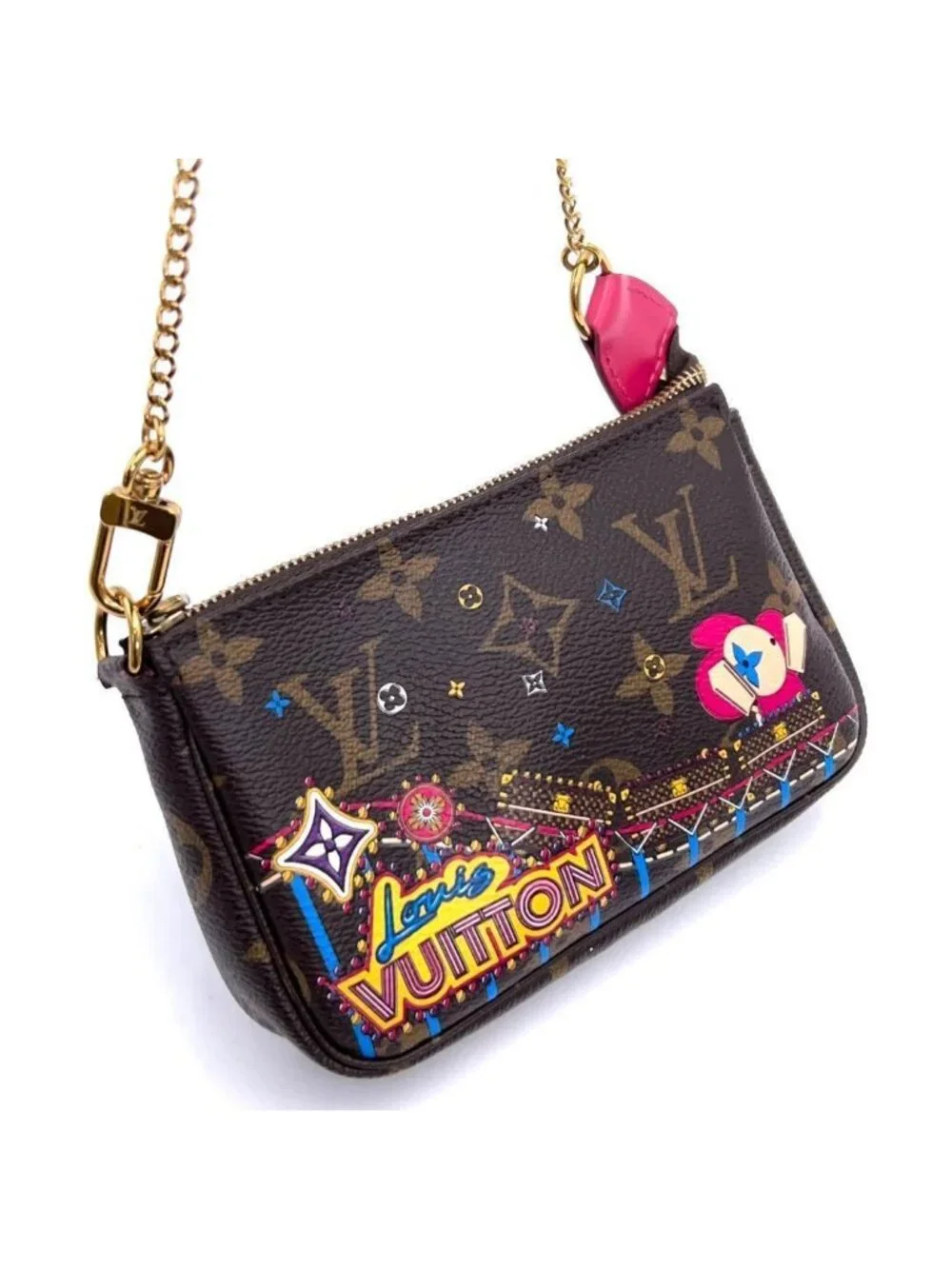Louis Vuitton Monogram Vivienne Mini Pochette Handbag